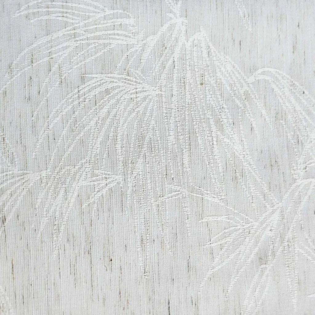 JSC sheer faux linen jacquard 067-8 banboo